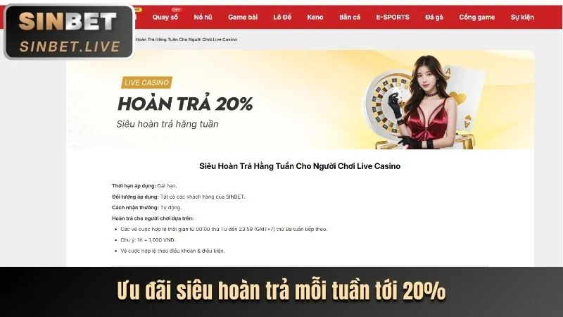 Thưởng chào mừng Betvisa Online